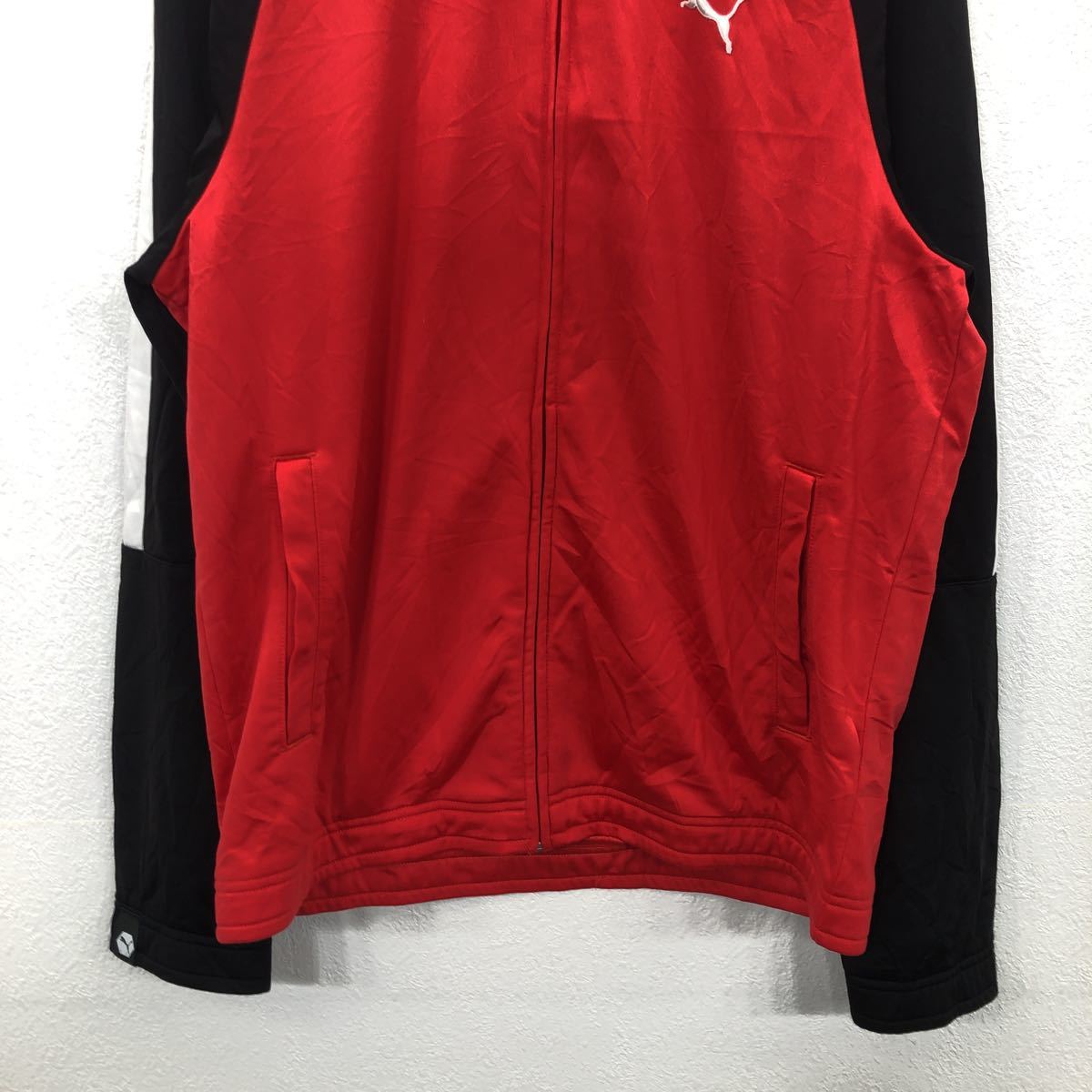 PUMA トラックジャケット Sサイズ PUMA トラックジャケット Sサイズ プーマ レッド ラグラン ジャージ