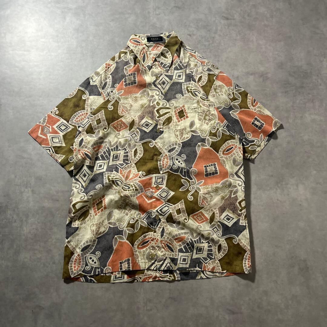70's Budweiser バドワイザー ヴィンテージ 総柄シャツ | PAY ID