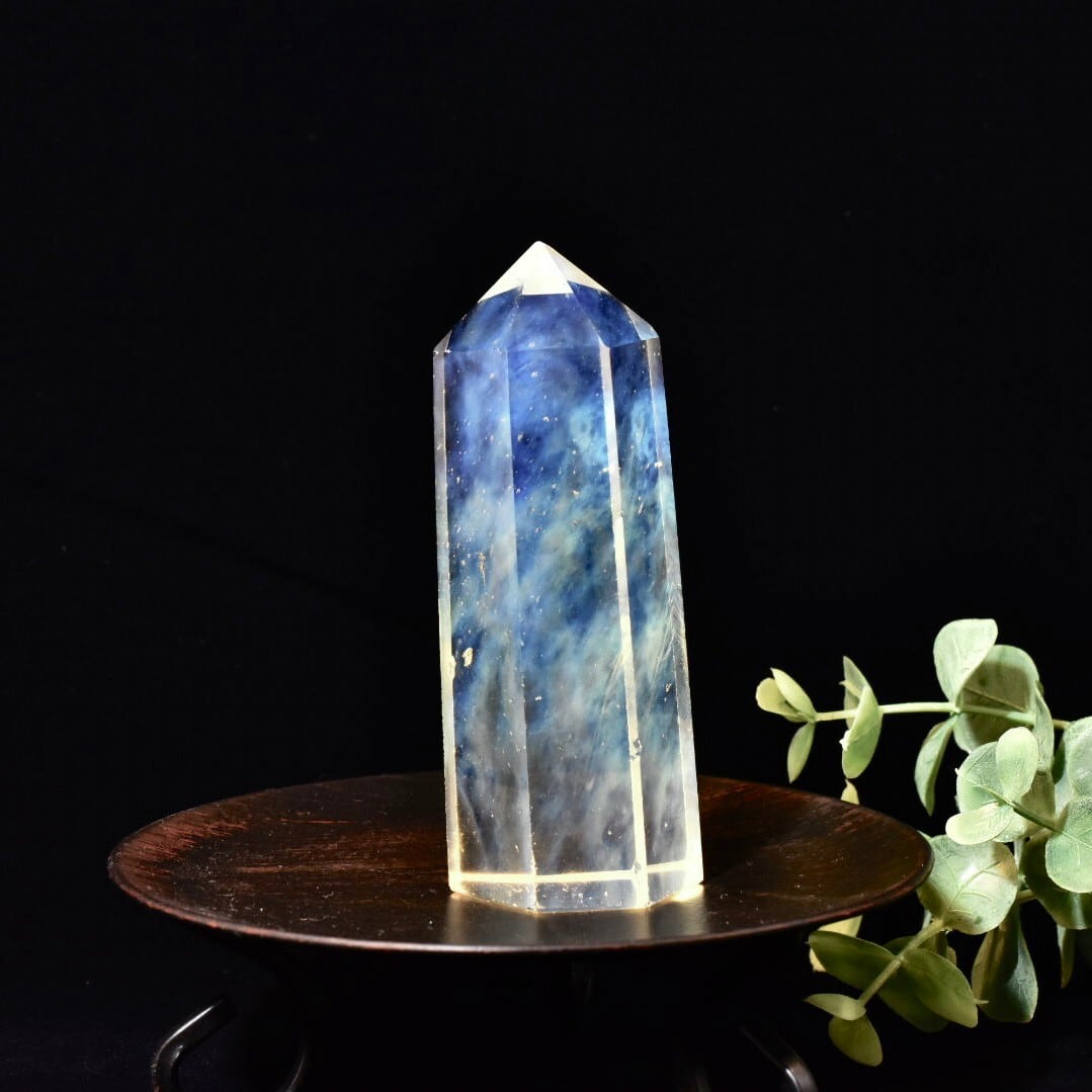 シエラネバダ産 アンダラクリスタル ポイント ゴールデンサンシャイン&エンジェルラダー B