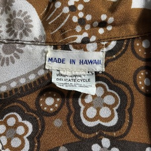 vintage 1970’s open collar shirt