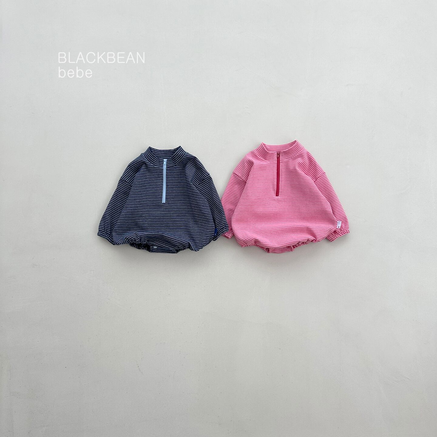 bebe eco zip-up suit【blackbean】※9月下旬〜10月上旬発送予定