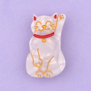 «sold out» Coucou Suzette Lucky Cat Hair Clip ククシュゼット ヘアアクセサリー