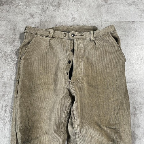 40-50s Le Meilleur コットンピケ グレー パンツ w35 詳細写真4