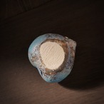 ハートの花入れ mixed blue no.1