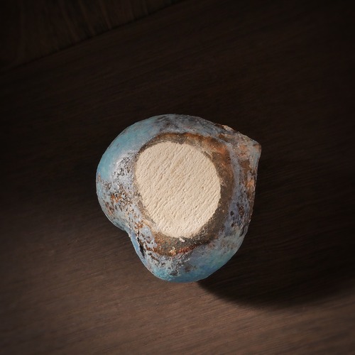 ハートの花入れ mixed blue no.1