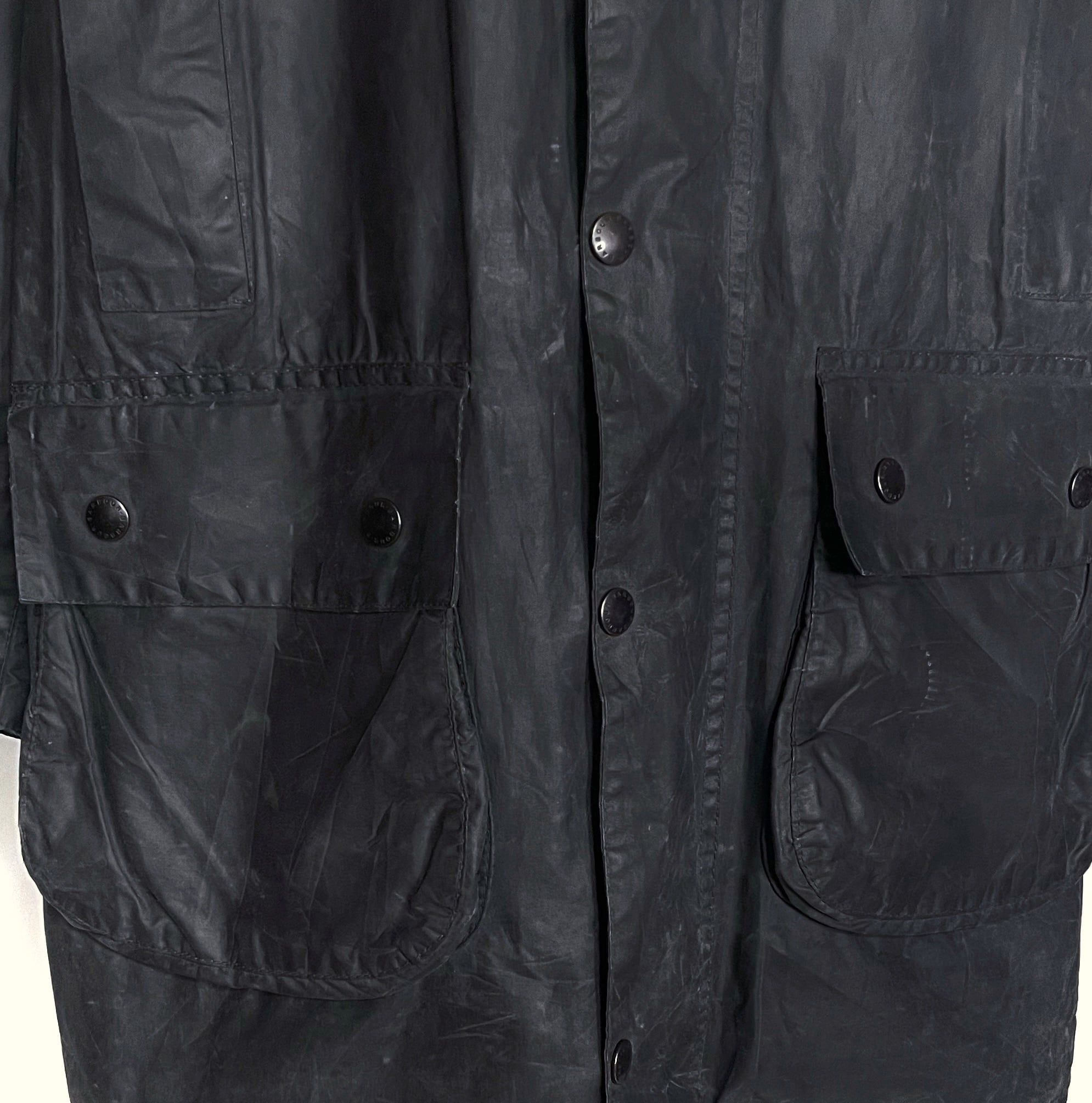 y17 80'S BARBOUR BORDER 『38/NAVY』 | yoused