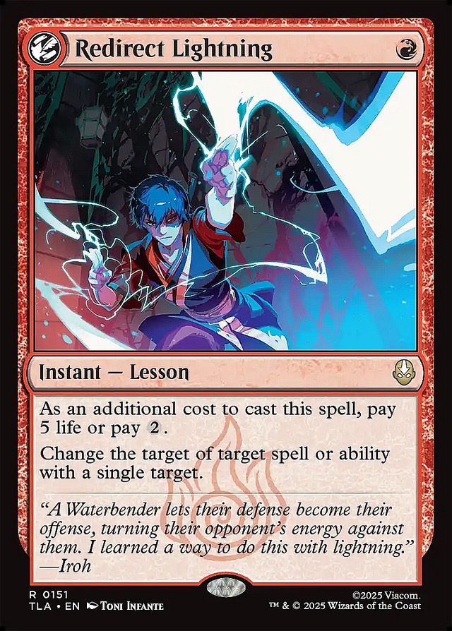 MTG《雷逸らし/Redirect Lightning(TLA)》英語
