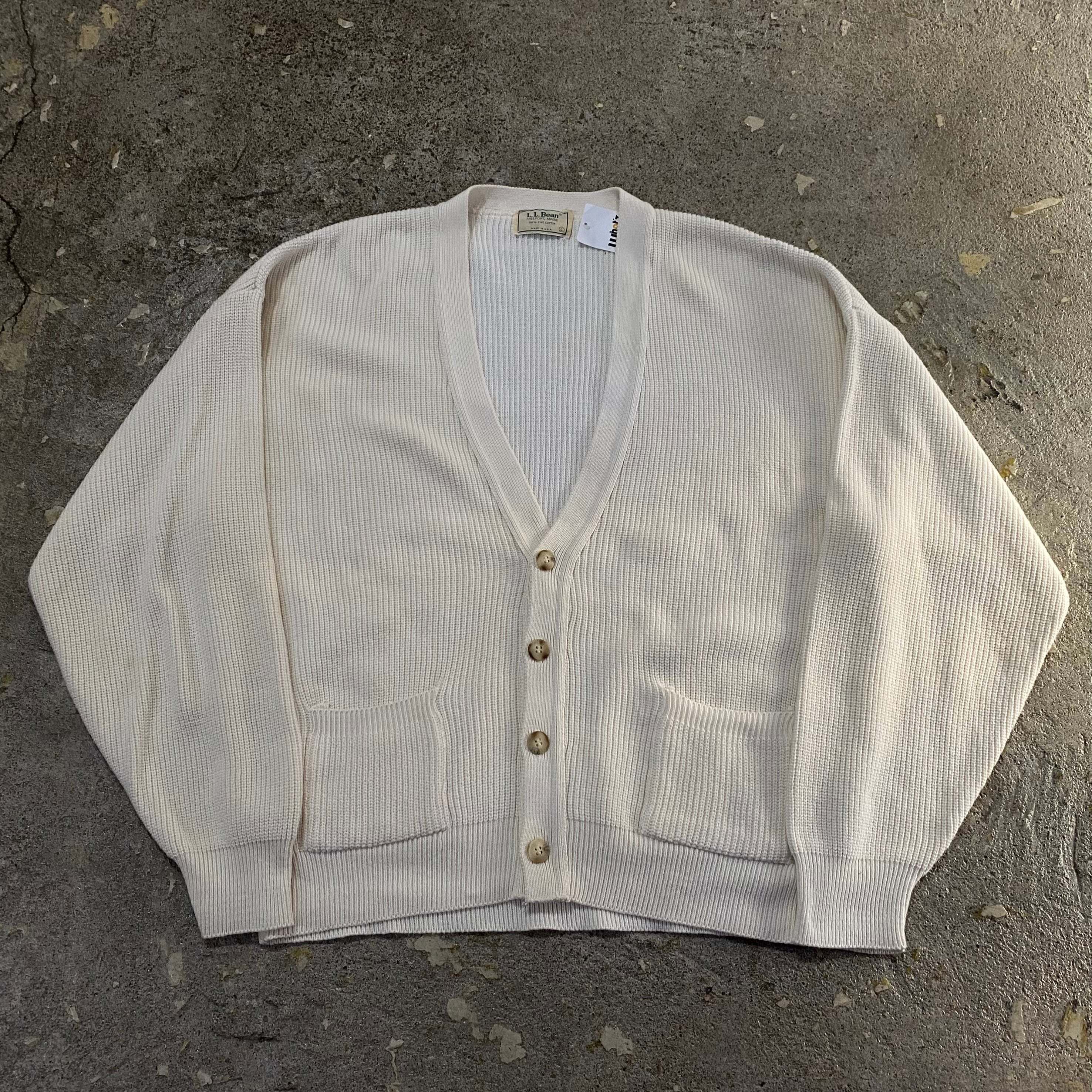 80s〜 L.L.Bean cotton cardigan【仙台店】 | What’z up powered by BASE