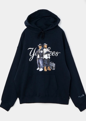 【APPLEBUM】アップルバム “YANKEES BOYZ” HOODIE (NAVY)  プルオーバーパーカー