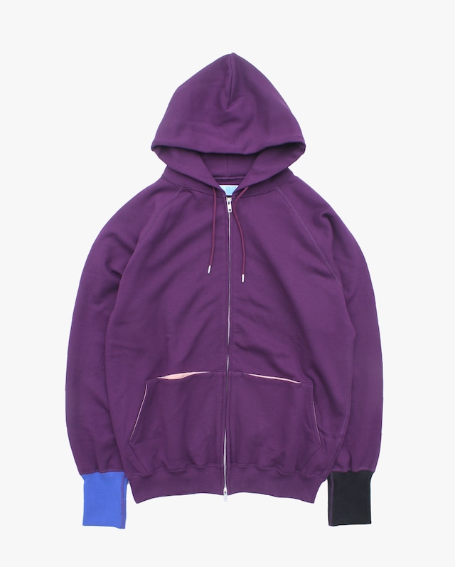 EACHTIME. ZIP UP HOODIE Purple