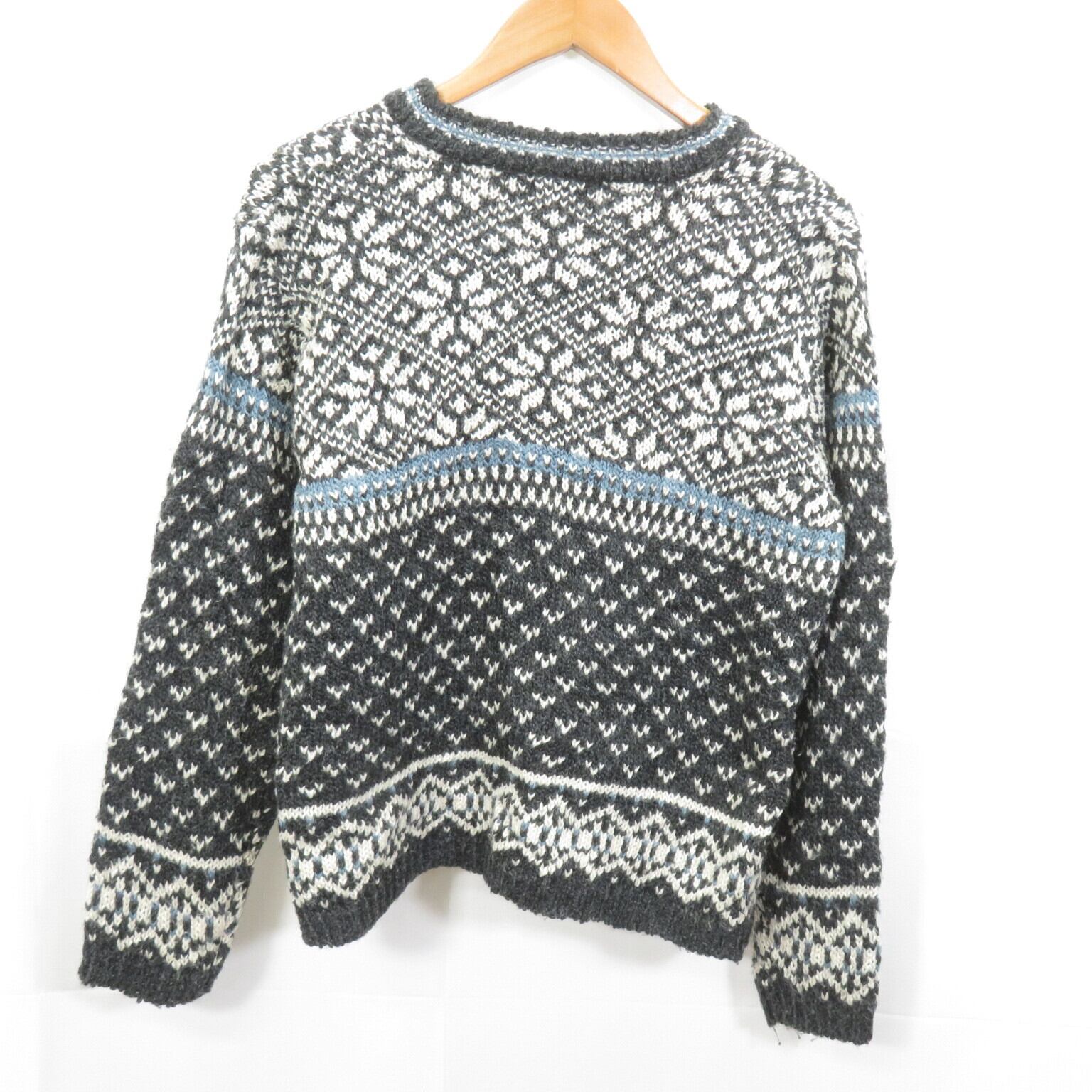 90s ST JOHN'S BAY ノルディック柄 Vネック ニット セーター sizeL