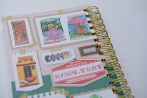針線球 ｜A6 リサイクル紙リングノート