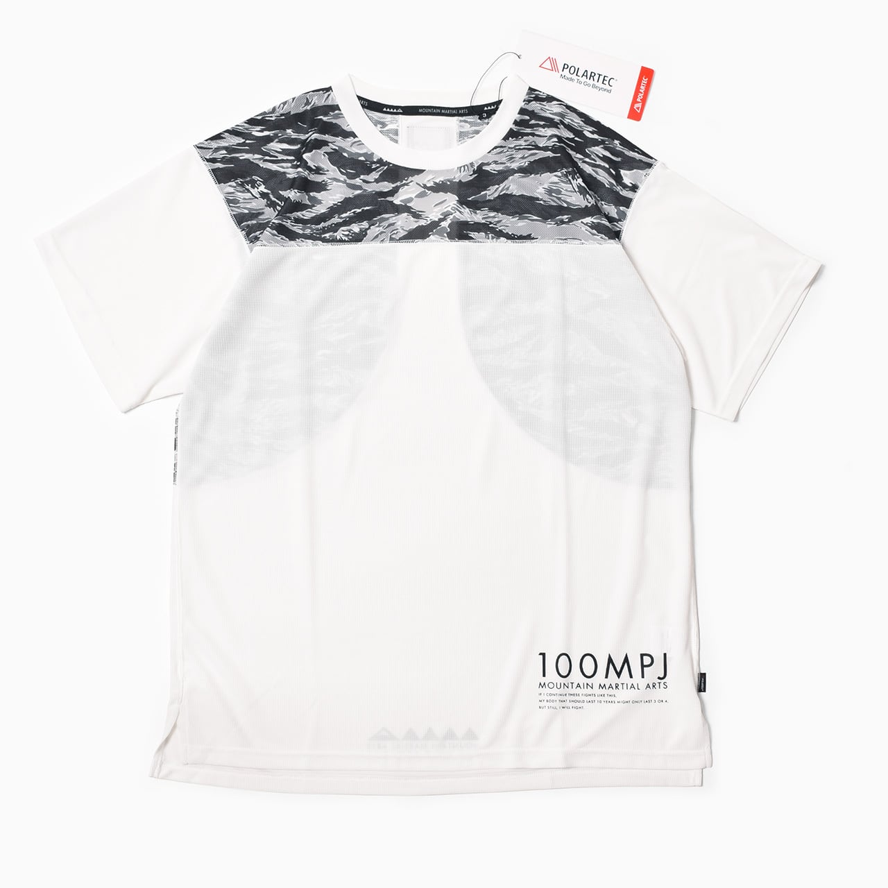MMA（マウンテンマーシャルアーツ）100MPJ Trail Tee White ユニ