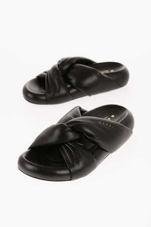 MARNI サンダル レザー・ラバー