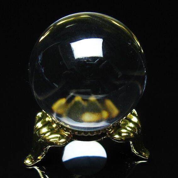 水晶 丸玉 30mm 一点物 141-7684