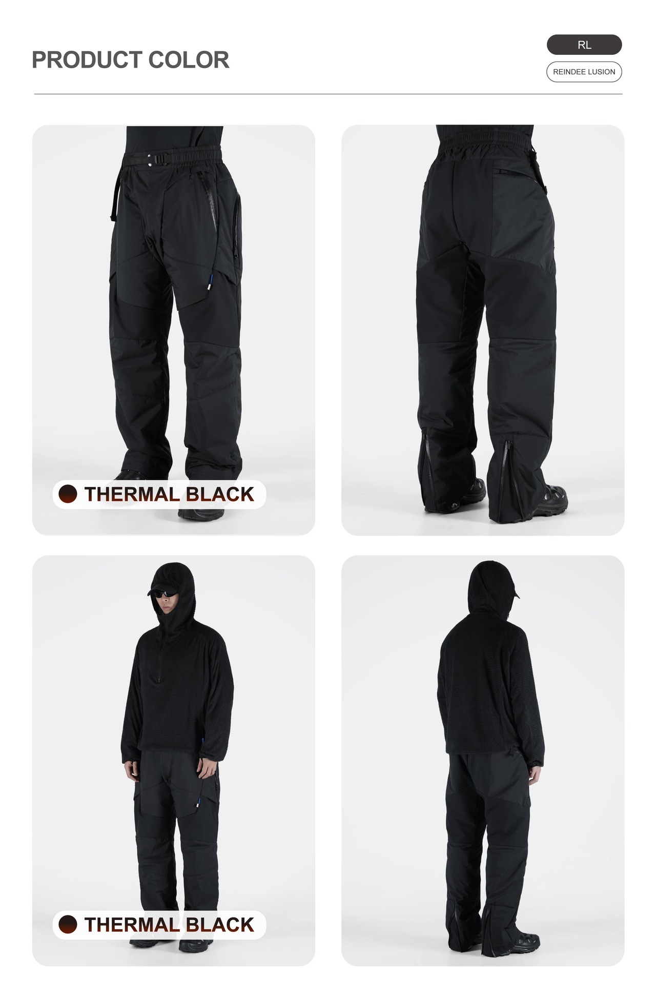 REINDEE LUSION 26AW PRIMALOFT GOLD WATER-REPELLENT PANTS
