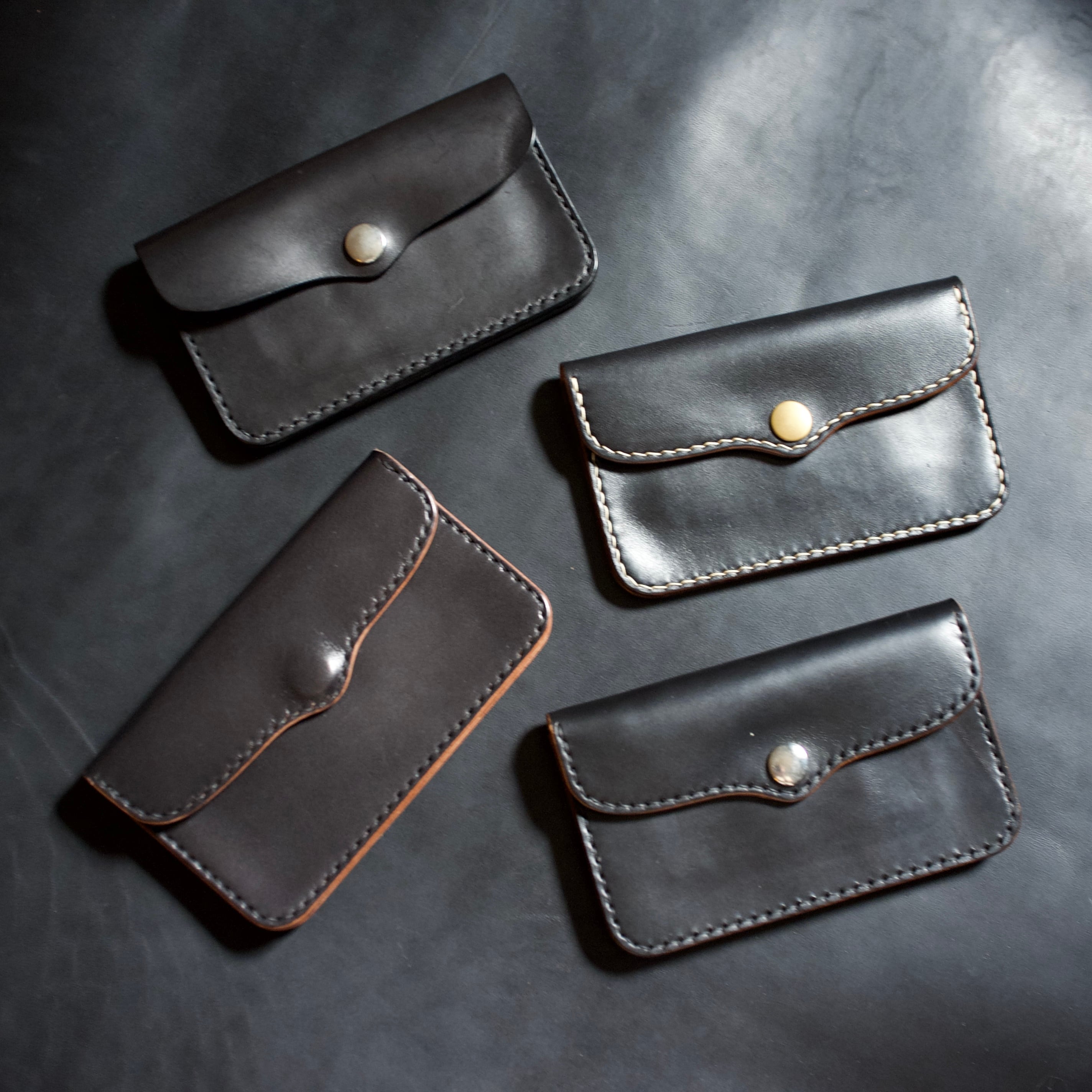 在庫品】ミドルトラッカーウォレット 壱 GUIDI CULATTA CAVALLO 弐層式