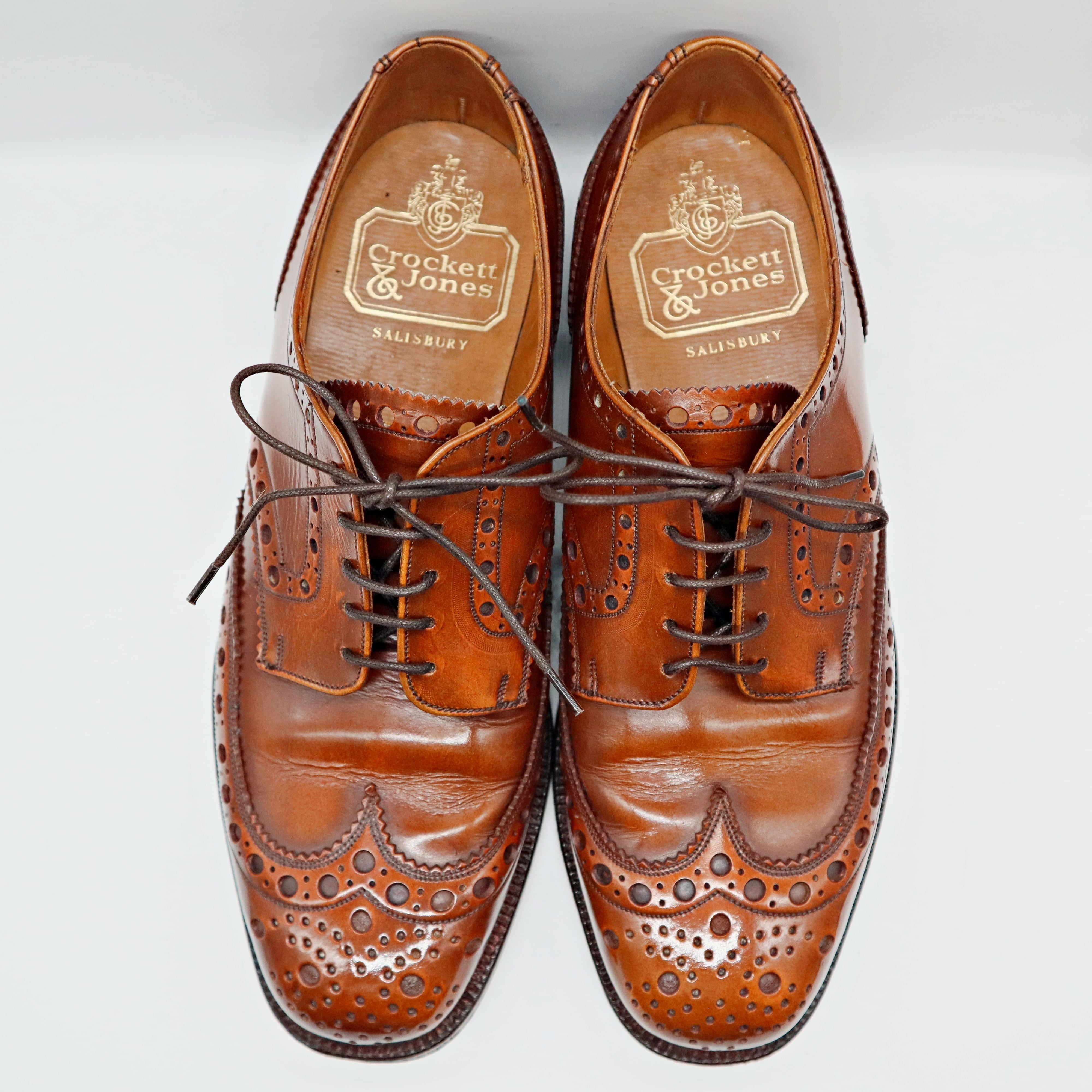 希少 / Crockett&Jones / クロケット＆ジョーンズ / 70's / 革靴 / 中古 / UK7 E