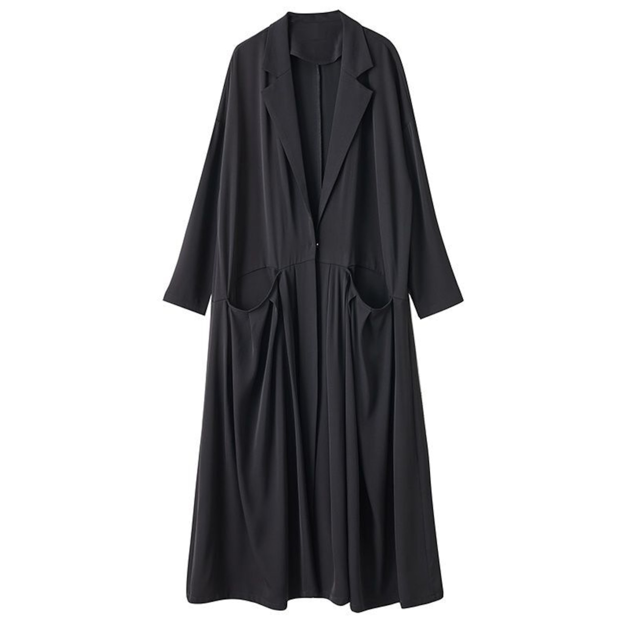 オープンフロント ドレープ コート 60069