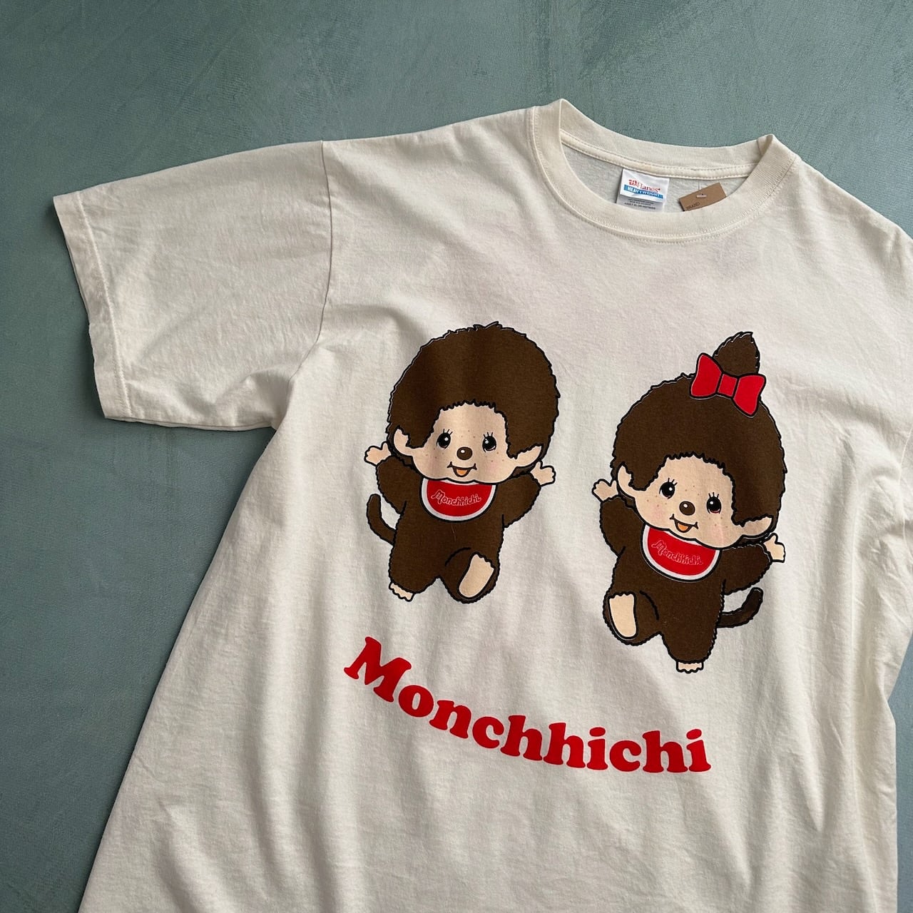 モンチッチ 両面 アニメTシャツ オフホワイト | RUFFY