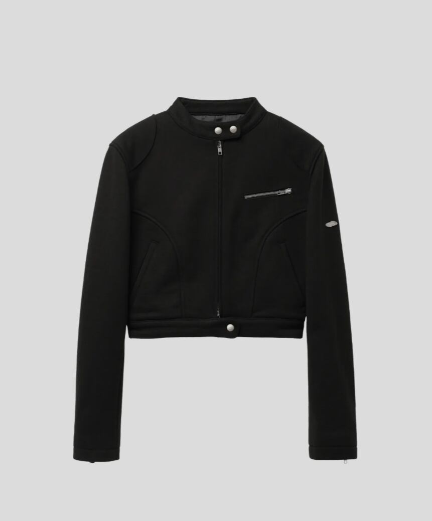 【Opening Project】IVEレイ着用 W Biker Jersey Jacket☆追跡付 条件付き数量限定トレカ付き!☆IVE レイ 着用!!【OPENING