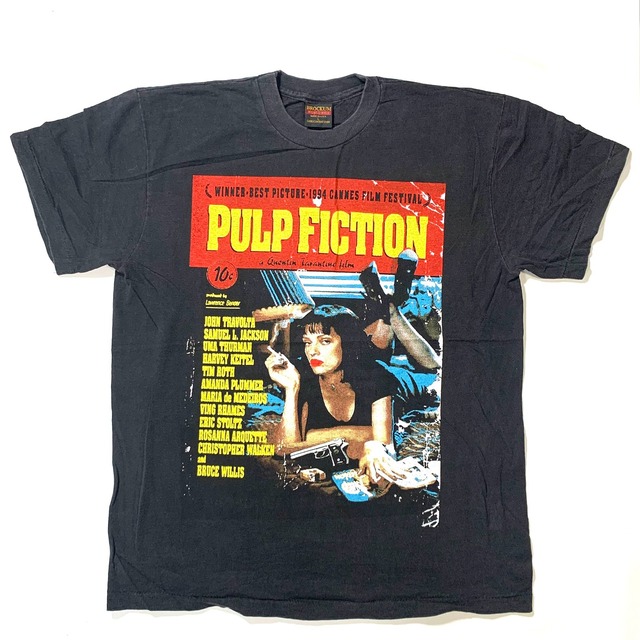 9407 パルプフィクション 映画 ユマ・サーマンプリントTシャツ XL