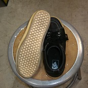 00s VANS SK8-HI レザー US8.5