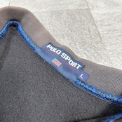 【極希少】ポロスポーツ スウェットポロシャツ 90s 名作 希少カラー ロゴ刺繍