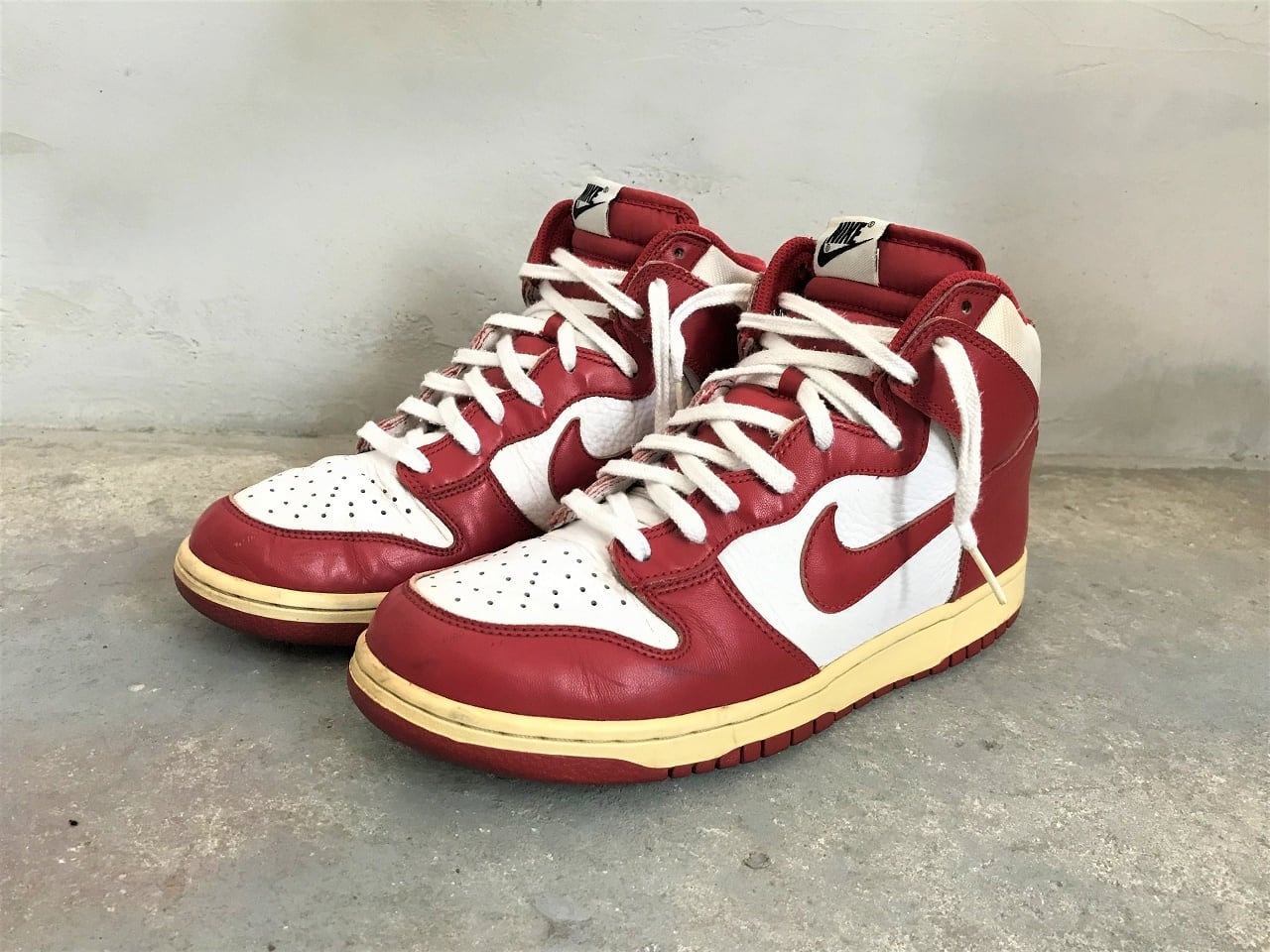 2008~2009 NIKE DUNK HI WHITE/V-RED/BLACK