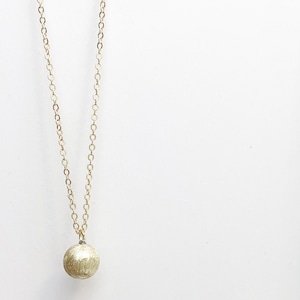 Satin ball necklace S NC-039