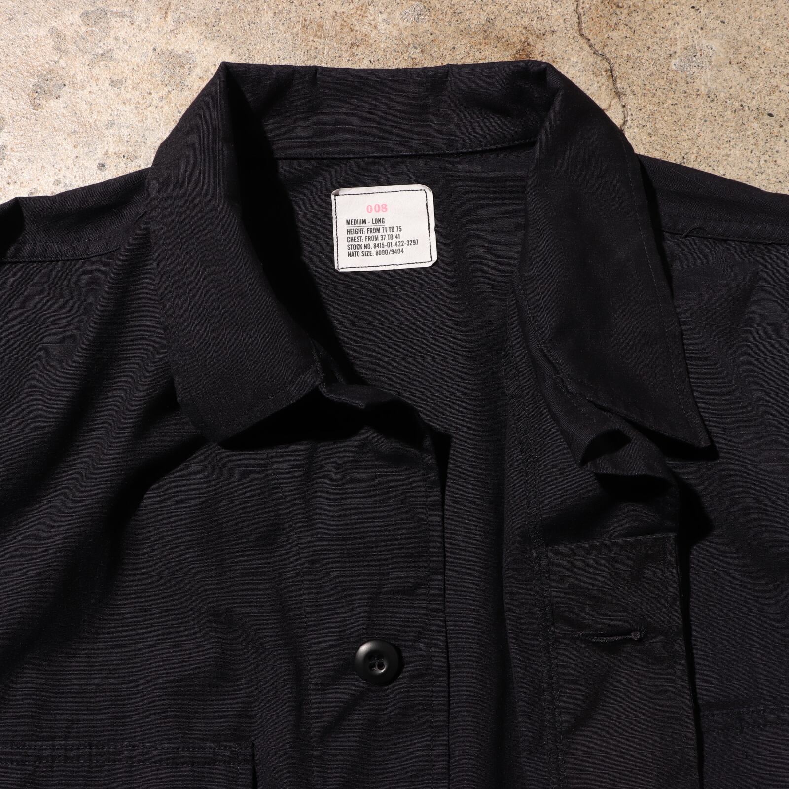 Deadstock M-L Black357 97年 BDUジャケット 米軍実物 ブラック 黒 