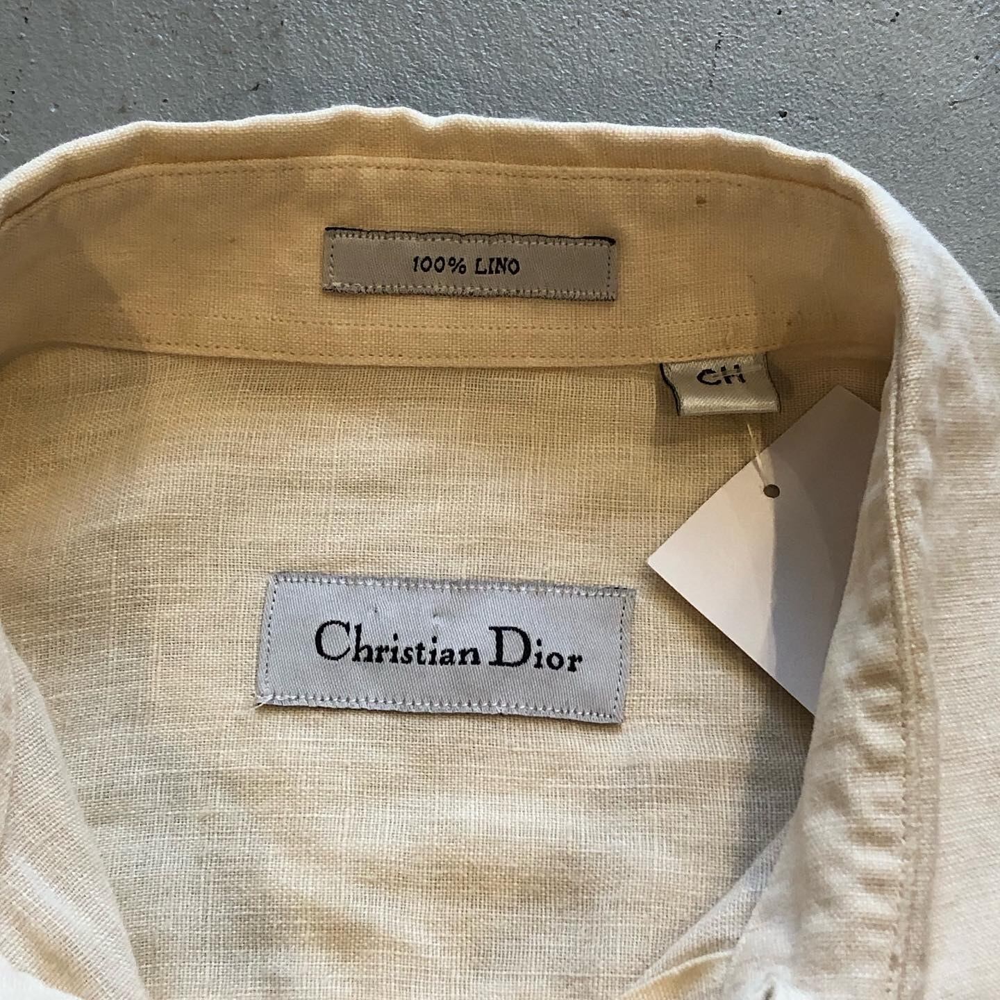 90s Christian Dior linen shirt【高円寺店】 | What'z up