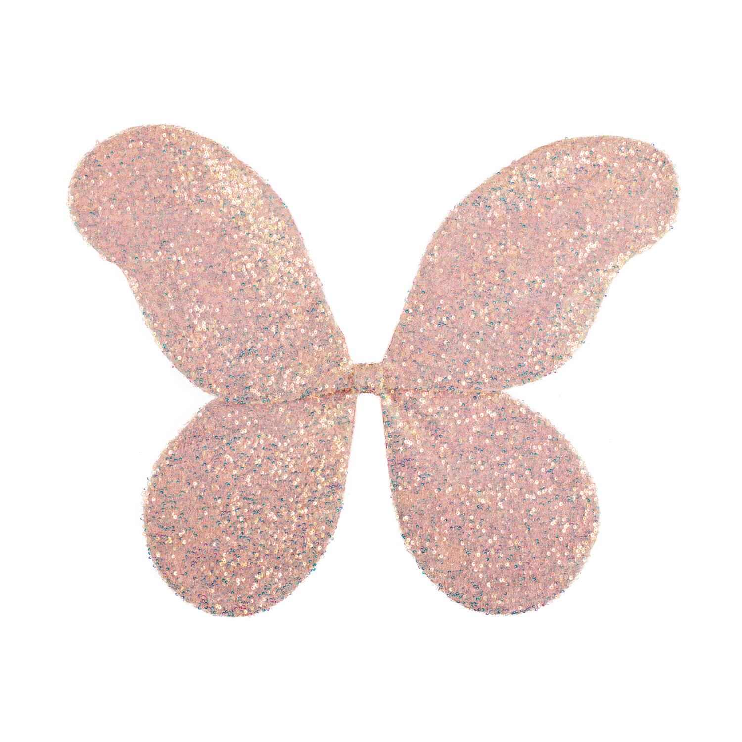 DRW11P-Magical Sequin Fairy Wings 3-10 Years-PINK