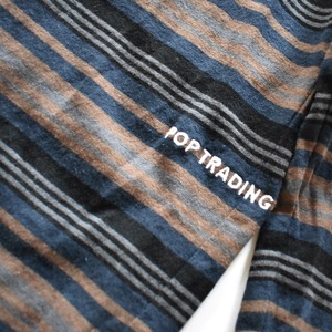 POP TRADING COMPANY Striped Longsleeve Pocket T-shirt