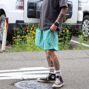 SLINK(スリンク) "WEEKEND ALCOHOLIC CLUB Easy Nylon Shorts"(O.Green)