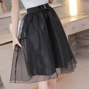 送料無料 未使用 発表会 舞台衣装 パーティ フォ－マル スカ－ト フリ－ F  (SKN9184)