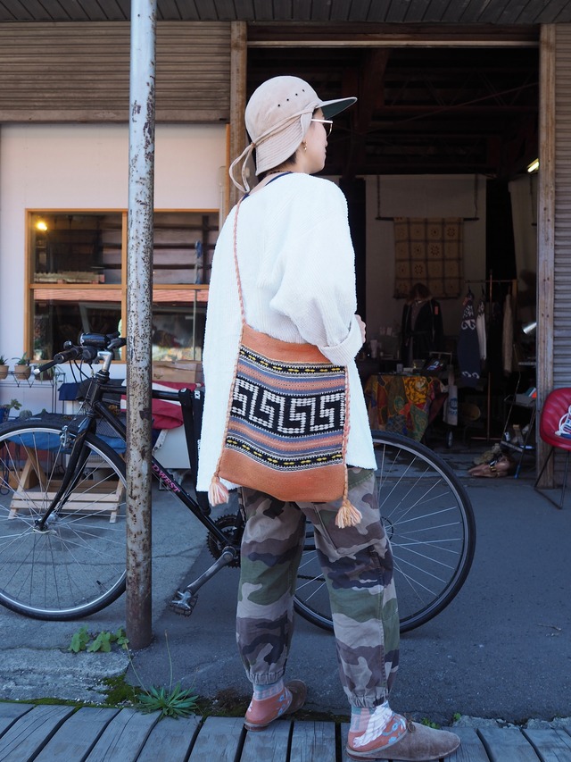 AMERICA Vintage rug shoulder bag