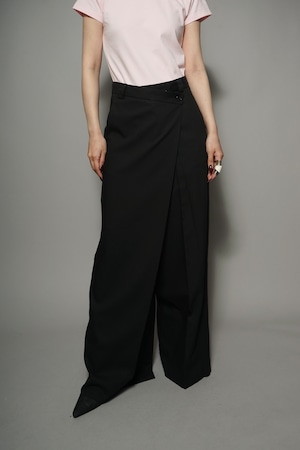 WRAP PANTS (BLACK) 2402-97-85