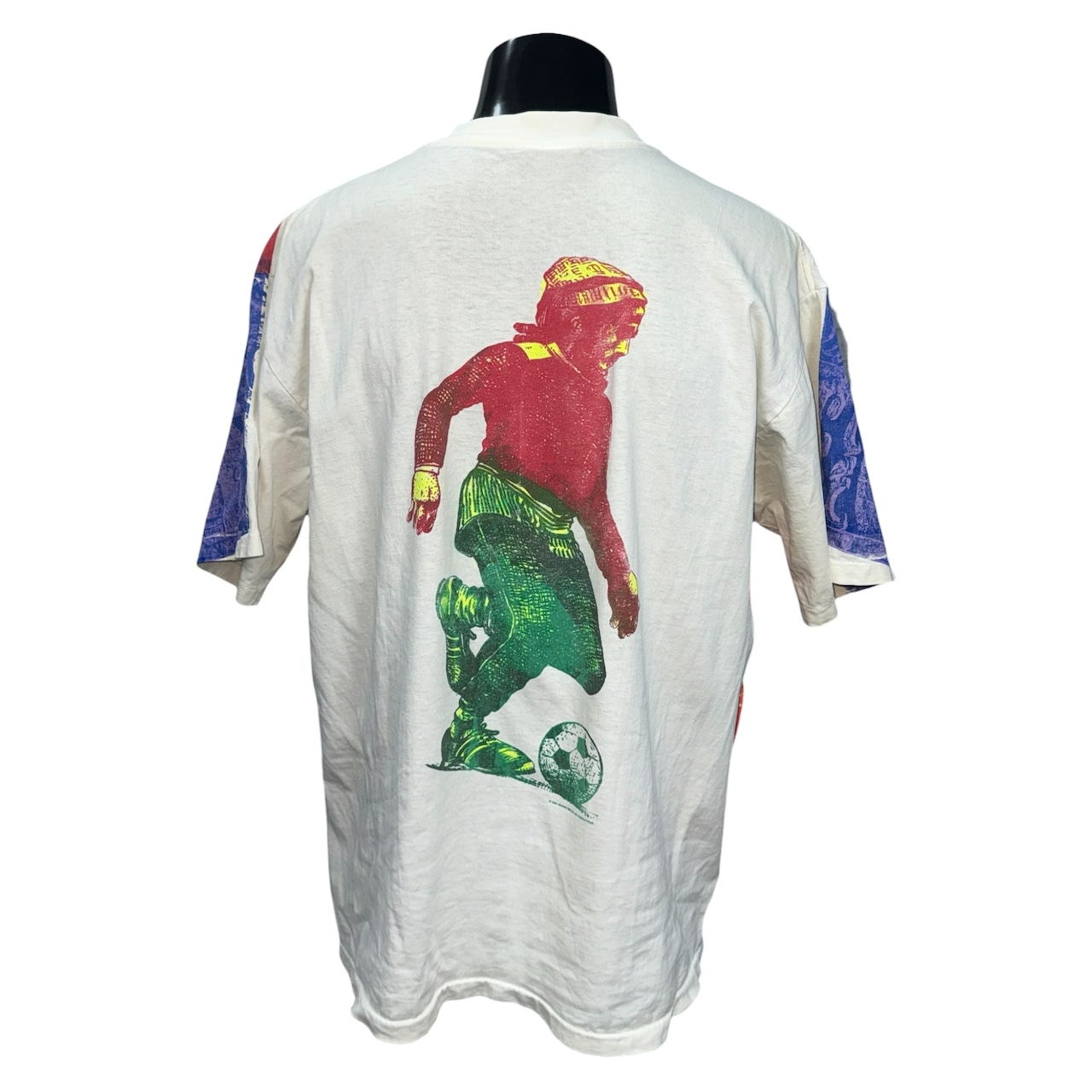 【BOB MARLEY】ボブ・マーリー カラーHeaven Smilesオーバープリント 90's Vintage Tシャツ