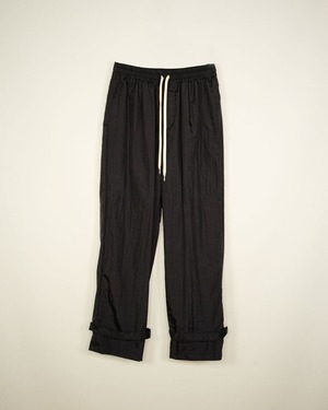 HEM RIBBON PANTS / DARK NAVY