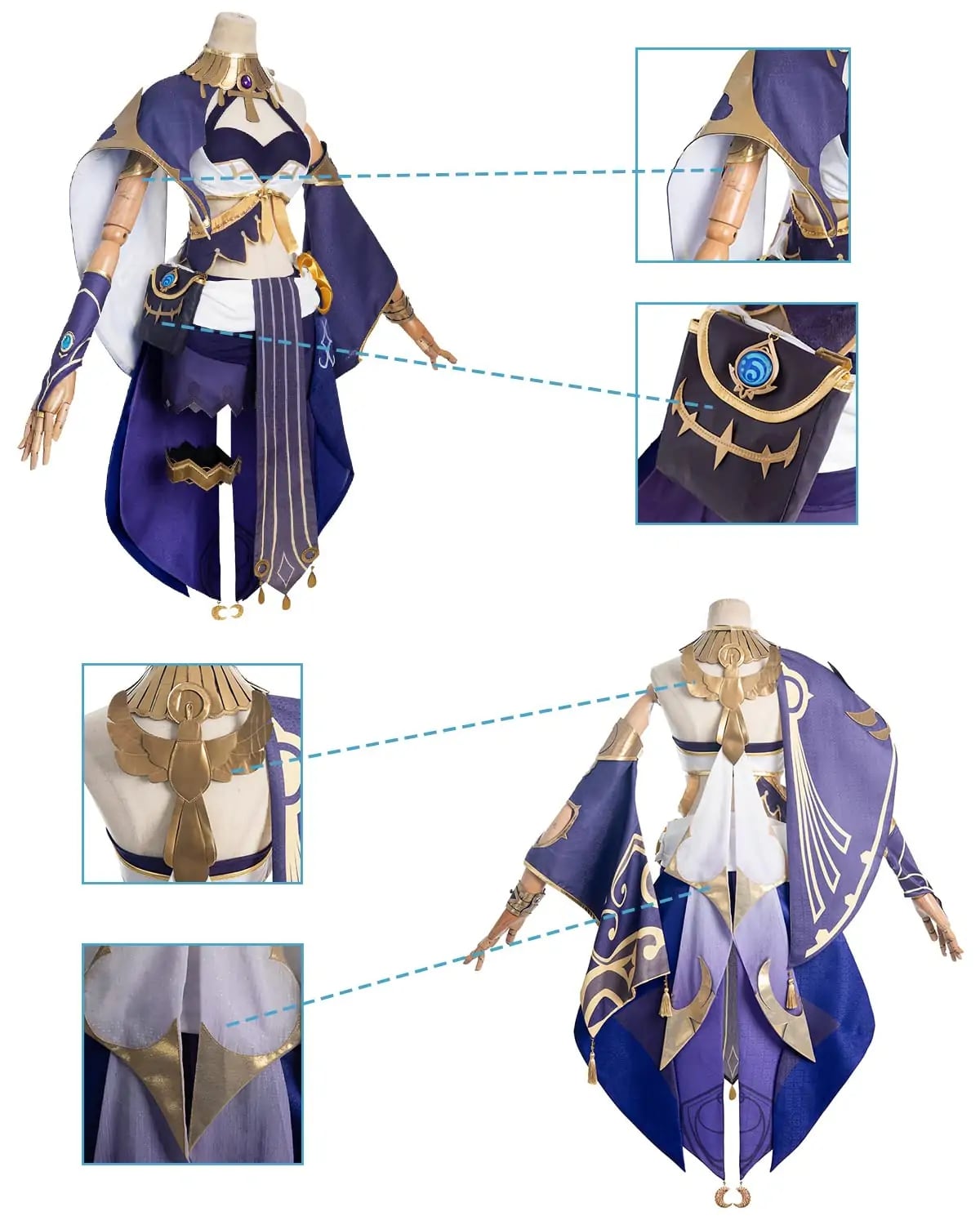 原神】 キャンディス コスプレ衣装一式 【ウィッグ付き 原神】 キャンディス コスプレ衣装一式 【ウィッグ付き
