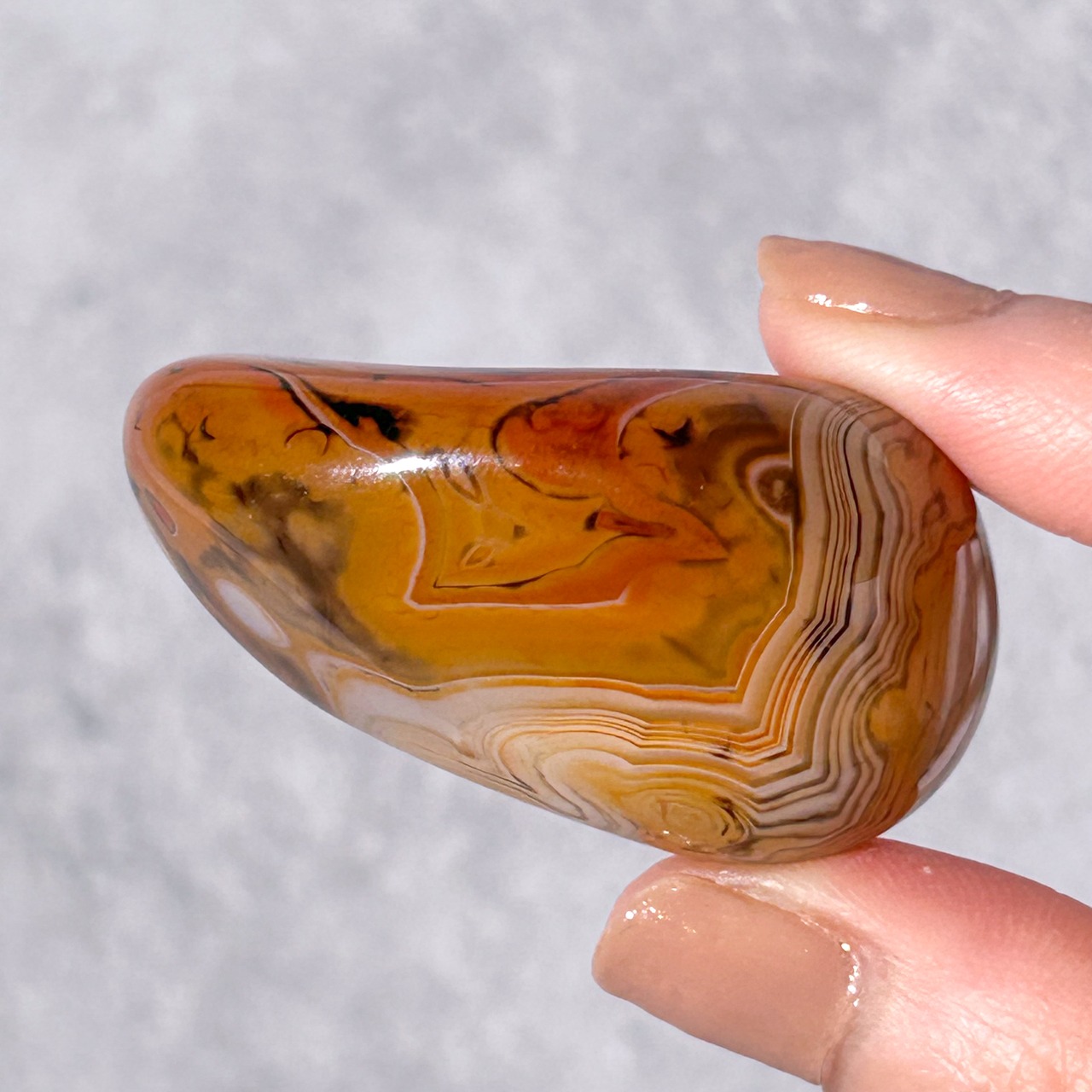 ボツワナアゲート タンブル01 ✳︎ Botswana Agate ✳︎ 天然石