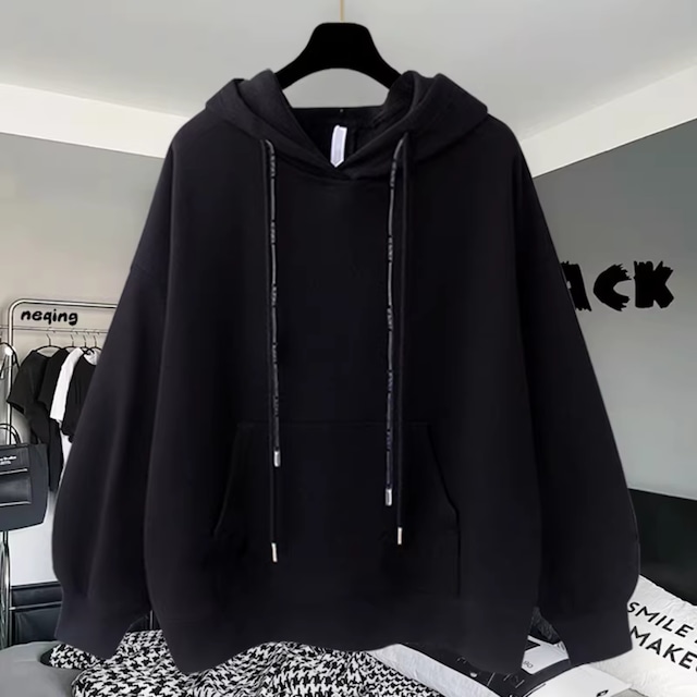Hooded sweatshirt with back zipper design(MT1433)