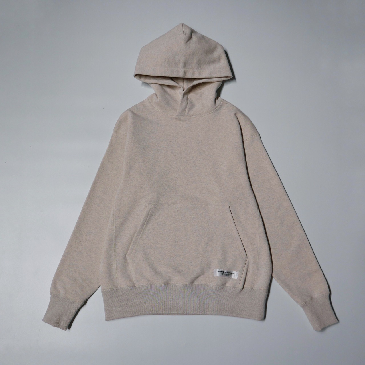 ( OATMEAL ) FREEDOM SLEEVE HOODIE