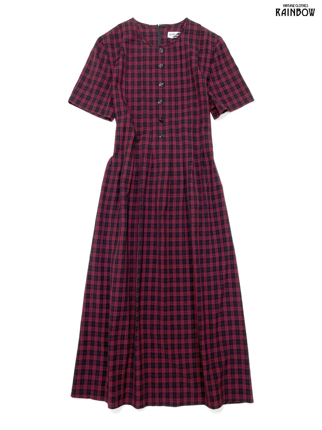 ボトムス organic zoo Gingham Frill Culottes organic zoo】Grid Check Wheat Frill Culottes |