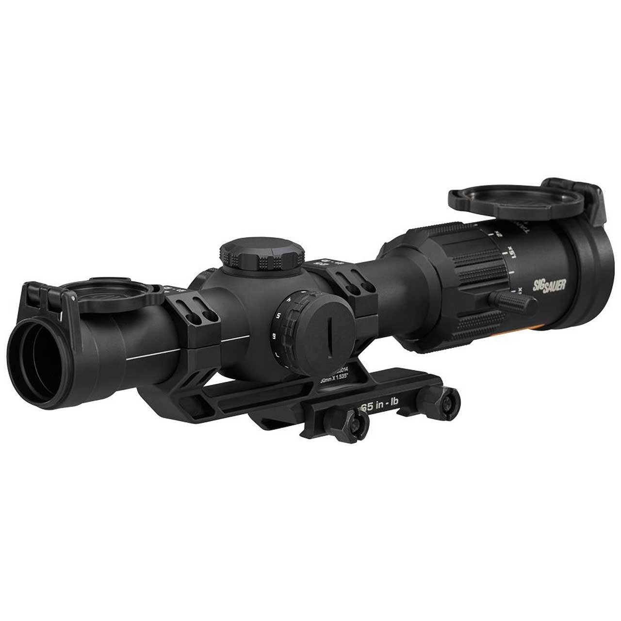 SIG SAUER TANGO-MSR LPVOスコープ  1-10X28mm 34mmチューブ SFP BDC-10イルミネーテッドレティクル 0.5 MOA ブラック レンズキャップ/1.535 マウント付属 SOTM11000
