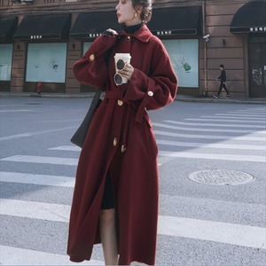 【送料無料】 アウター ロングコート 羽織り 3色 トレンチコート ロング ロング丈 ひざ下丈 ミモレ丈 袖あり 長袖 Vネック フレア Aライン 無地 ボタン かわいい 大人可愛い 綺麗 シンプル カジュアル 大人 上品 おしゃれ お洒落 大人女子 こなれ感 エレガント コンサバ 定番アイテム 体型カバー フェミニン ガーリー 秋 冬 30代 40代 レディース 女性用 ママ ママ服 OL 通勤 デート お出かけ 女子会 お呼ばれ 授業参観 大人カラー 秋カラー ブルー ワインレッド ボルドー ネイビー