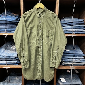 1940'S US NAVY POPLIN SHIRT