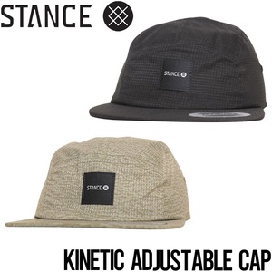 帽子 ストラップバックキャップ STANCE スタンス KINETIC ADJUSTABLE CAP A306D21KINBLK