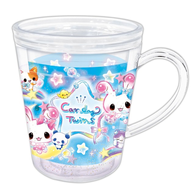 06280ユラキラウォーターカップキャンディツインズスター(6435763)